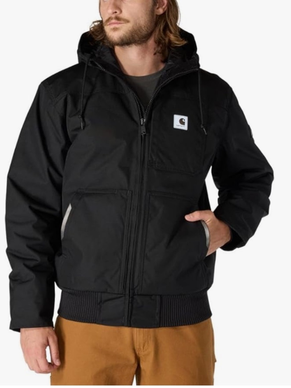 Carhartt Yukon Extremes Loose Fit Insulated Jacket Black Men’s Large